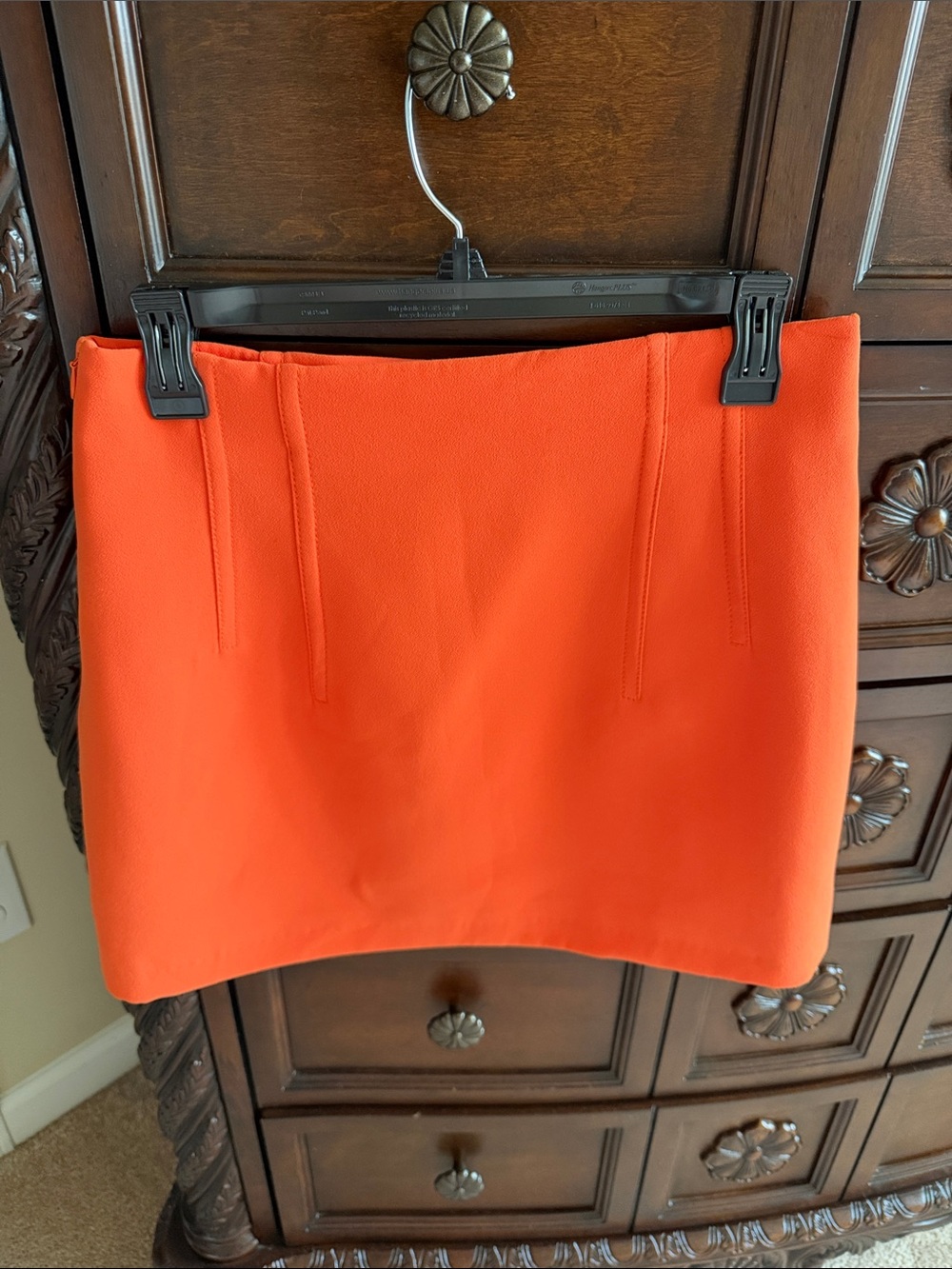 Zara Orange Mini Skirt